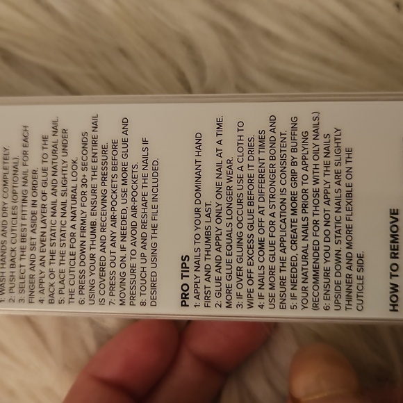 Static Nail Pink French Tip Almond Press On Nails - Picture 4 of 5